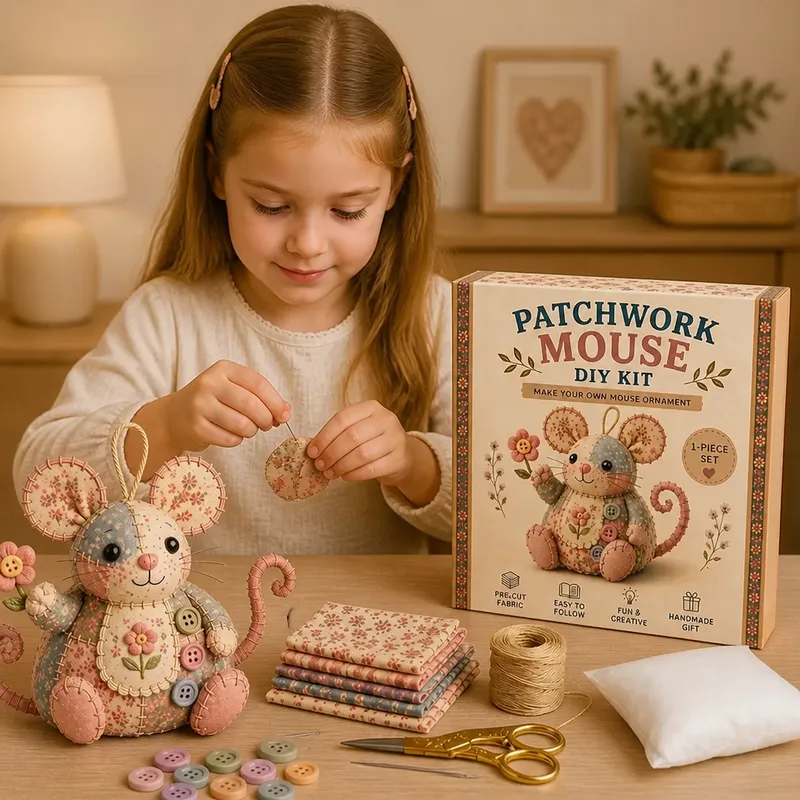 Творчески комплект DIY за шиене на животинки от плат — снимка 7