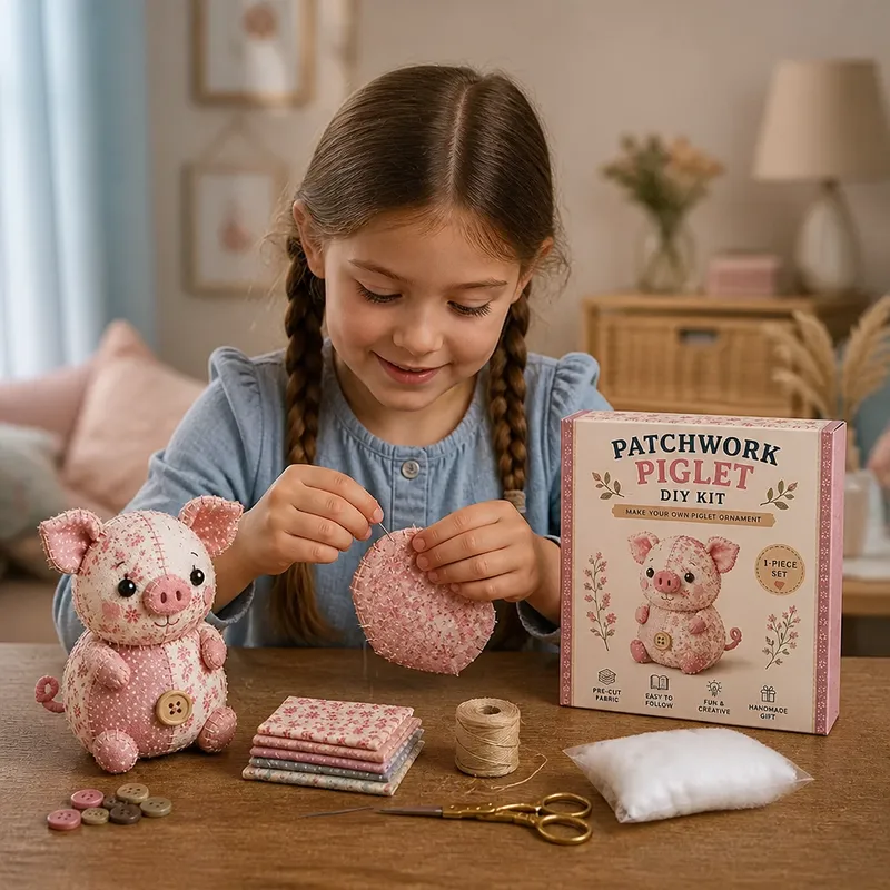 Творчески комплект DIY за шиене на животинки от плат — снимка 10