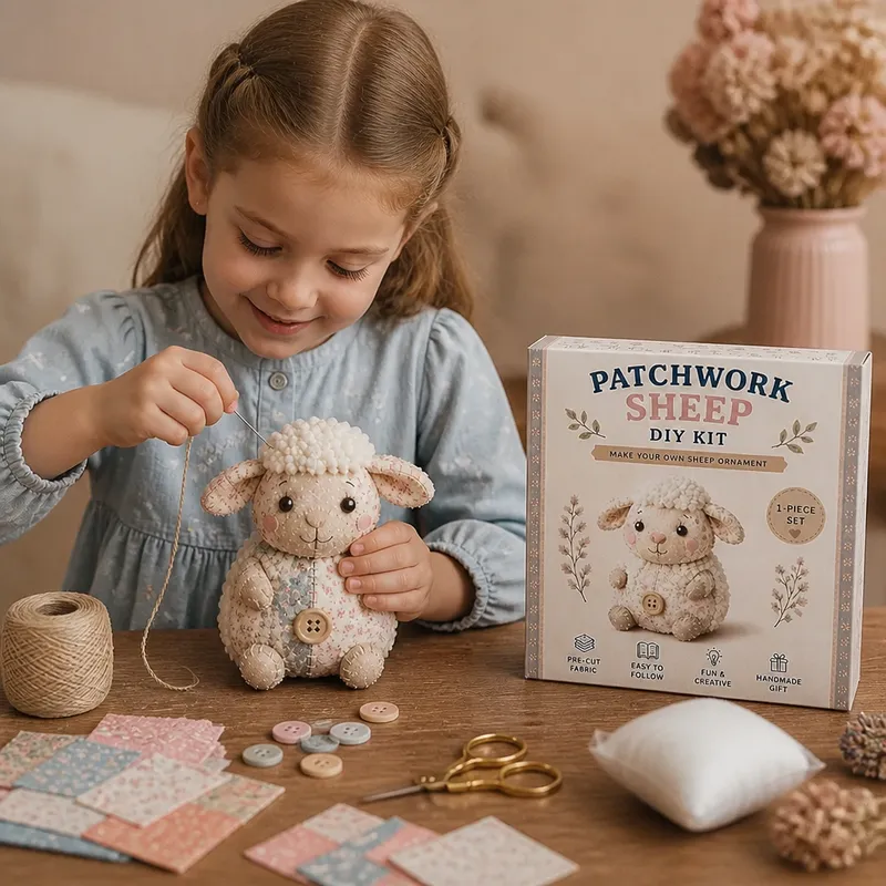 Творчески комплект DIY за шиене на животинки от плат — снимка 11