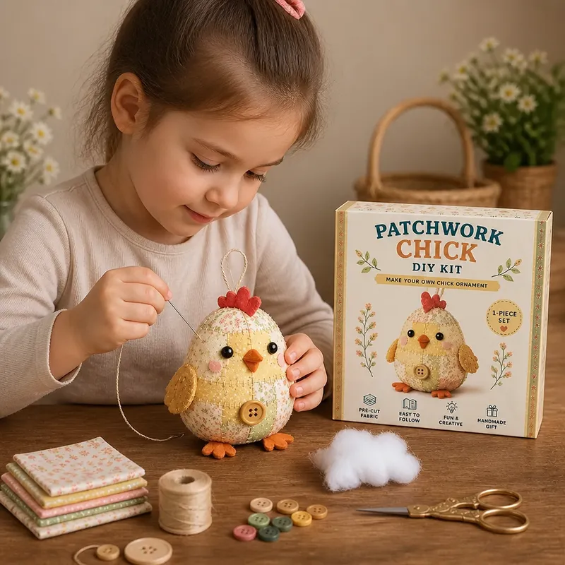 Творчески комплект DIY за шиене на животинки от плат — снимка 12
