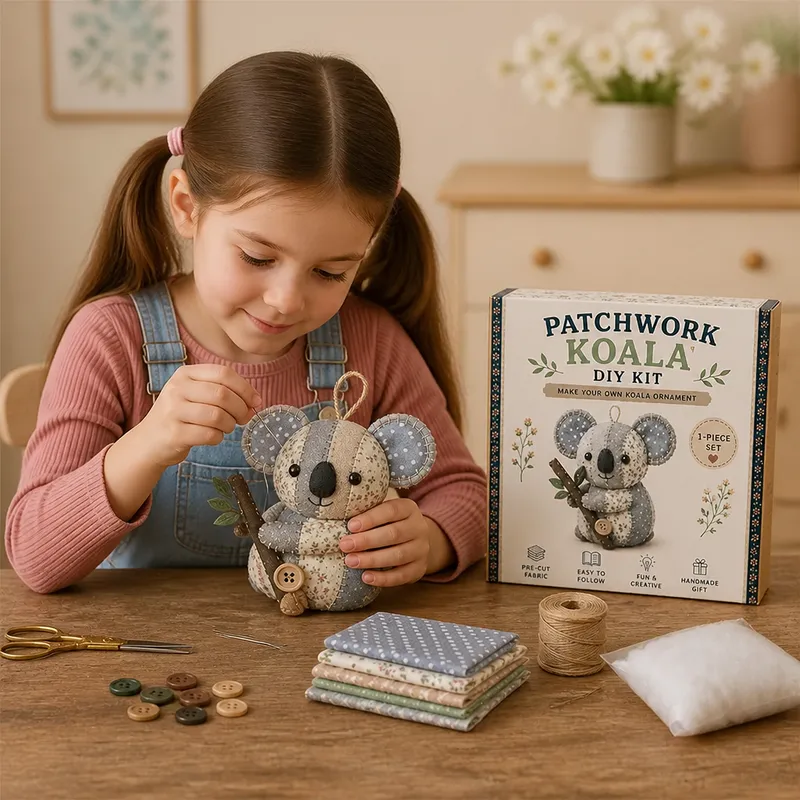 Творчески комплект DIY за шиене на животинки от плат — снимка 13