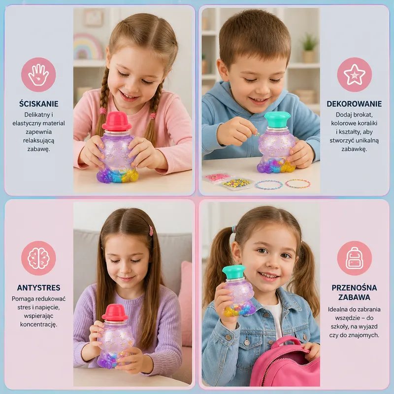 Творчески комплект DIY за направа на антистрес играчки — снимка 3