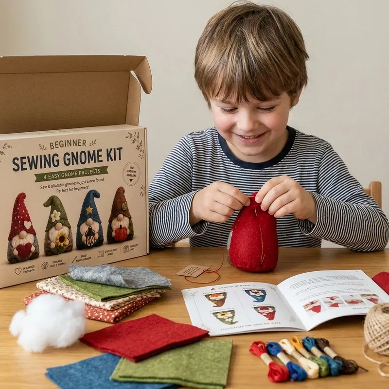 Комплект DIY за шиене на собствени плюшени фигурки — снимка 5