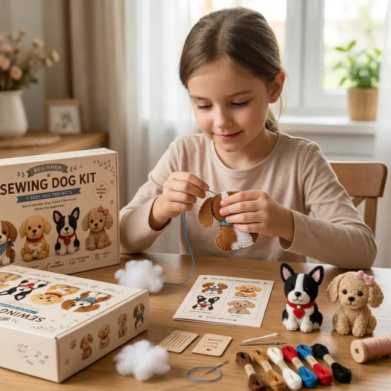 Комплект DIY за шиене на собствени плюшени фигурки — снимка 6
