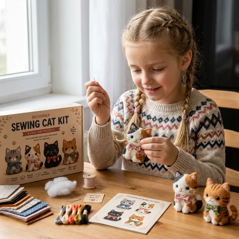 Комплект DIY за шиене на собствени плюшени фигурки — снимка 7