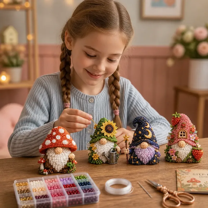 Комплект DIY за 3D животинки от мъниста за начинаещи — снимка 6