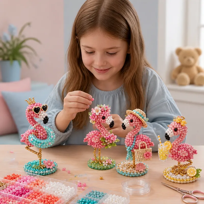 Комплект DIY за 3D животинки от мъниста за начинаещи — снимка 8