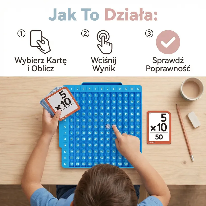 Комплект карти за смятане с дъска, събиране и умножение — снимка 3