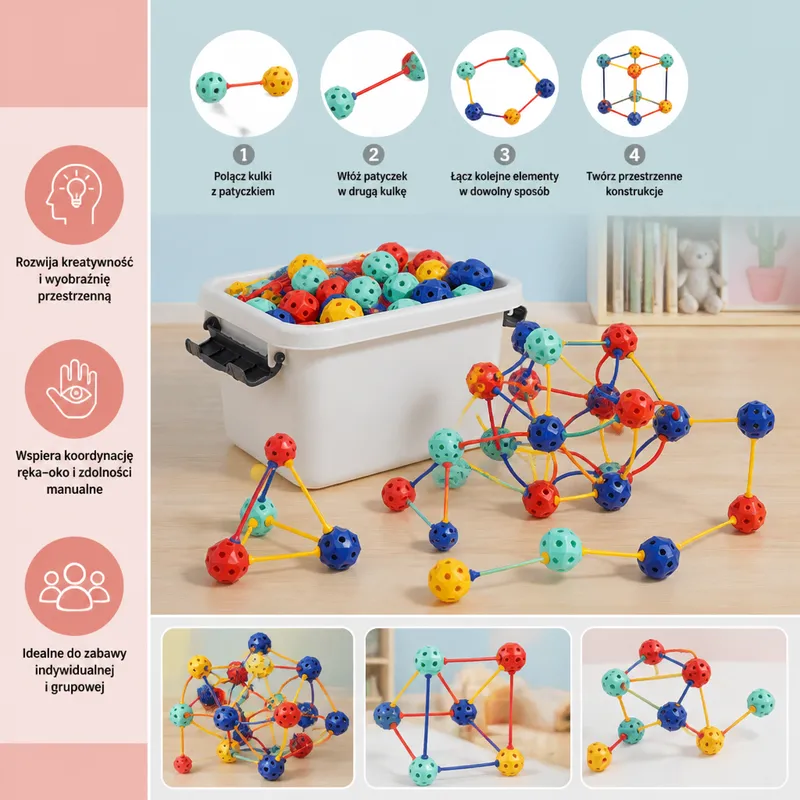 Конструктор 3D STEM, творческа образователна играчка — снимка 2
