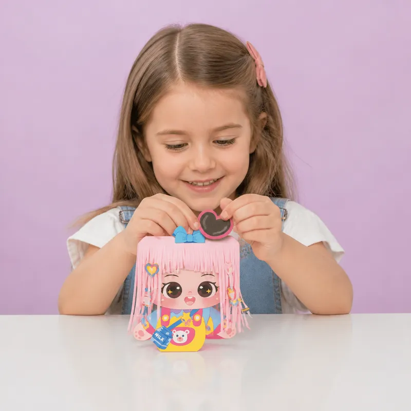 Творчески DIY комплект малък фризьор за деца — снимка 2