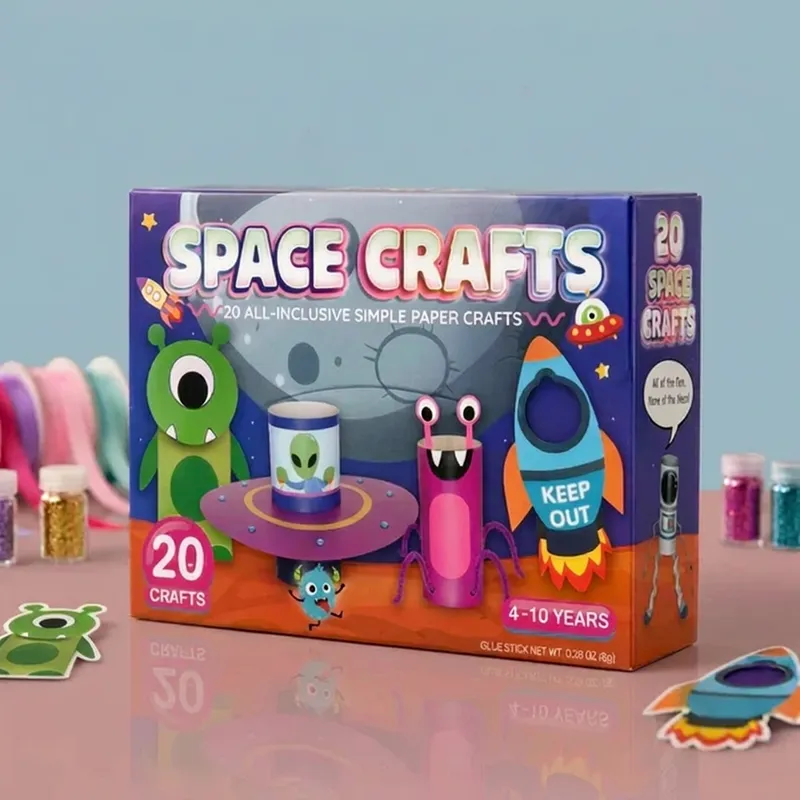 Комплект за хартиени творби с 20 лесни DIY проекта за деца — снимка 4